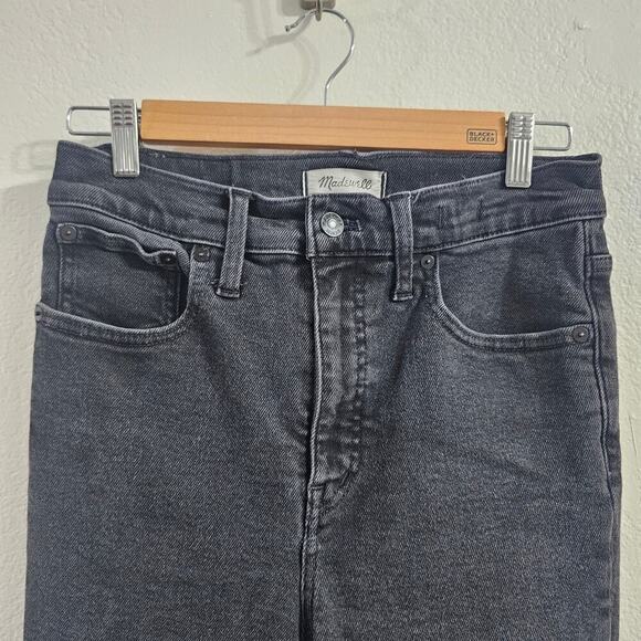 MADEWELL Cali Demi-Boot Jeans in Bayland Wash: Raw-Hem Edition Size 28 - Picture 3 of 10